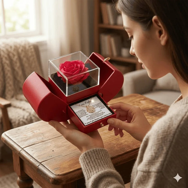 L'ouverture du coffret cadeau